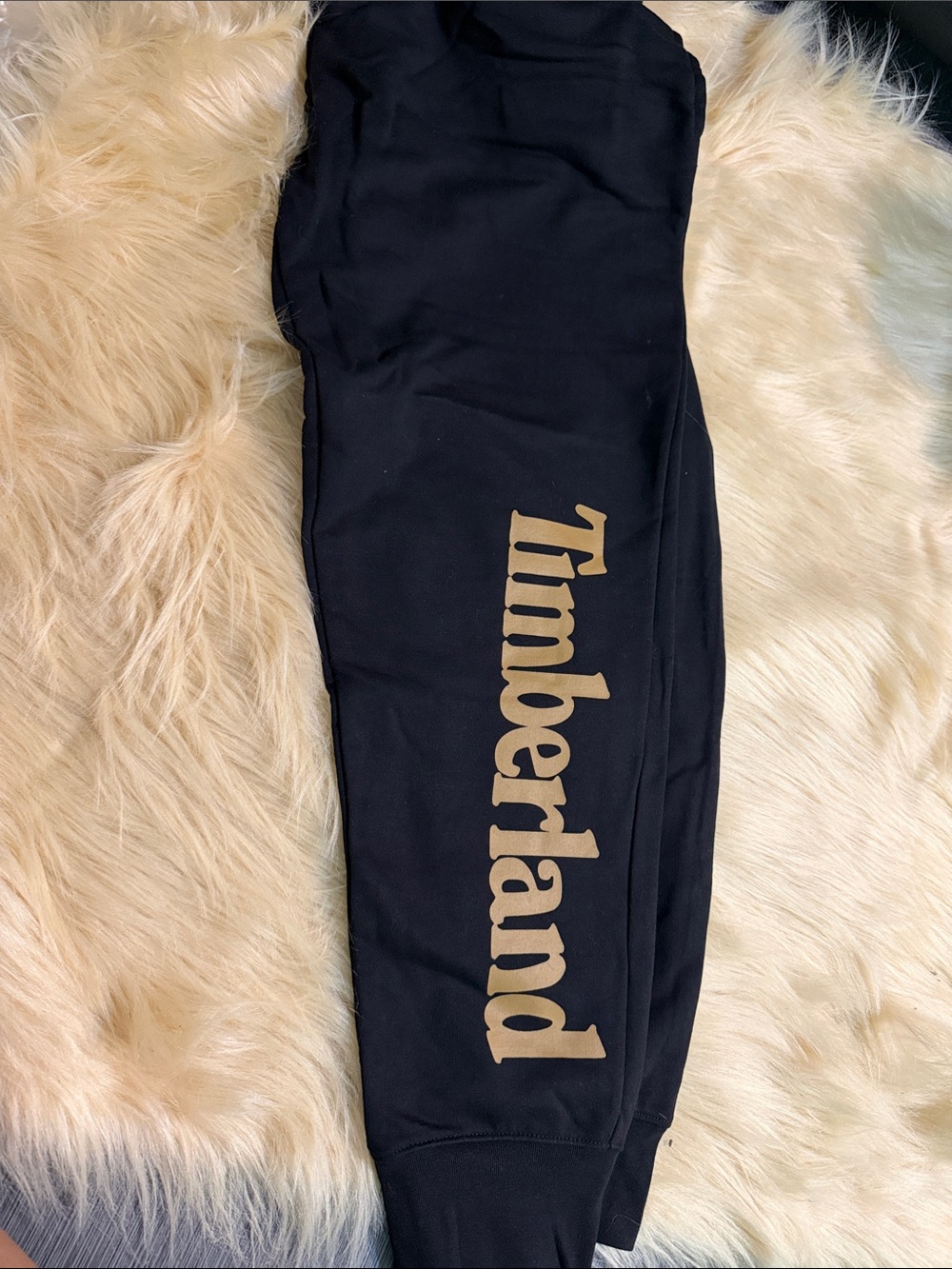 Timberland Black Jogger with Gold Logo